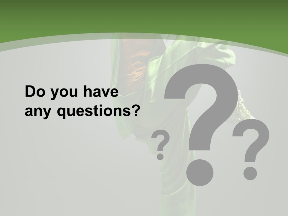 Posing Moving Flexibility PowerPoint Template