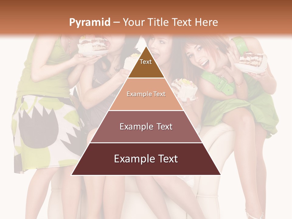 Girl Caucasian Female PowerPoint Template