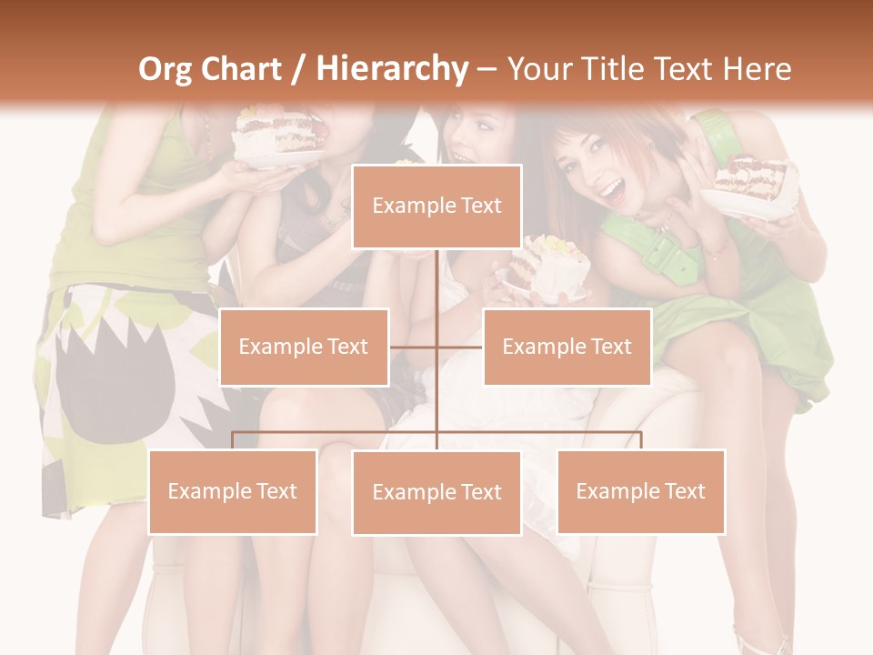 Girl Caucasian Female PowerPoint Template