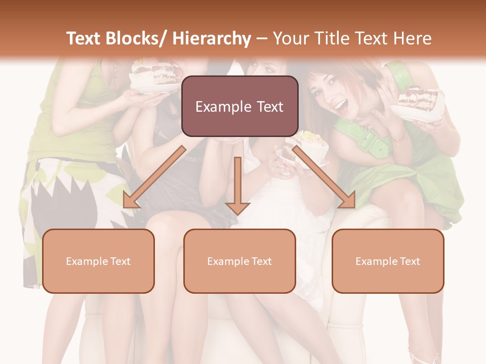 Girl Caucasian Female PowerPoint Template