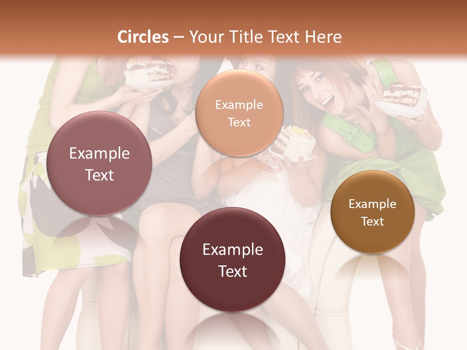 Girl Caucasian Female PowerPoint Template