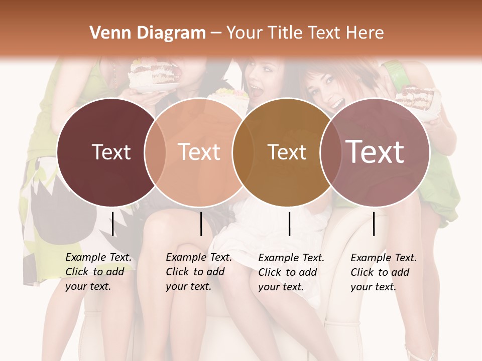 Girl Caucasian Female PowerPoint Template