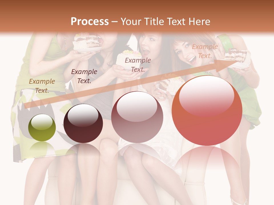 Girl Caucasian Female PowerPoint Template