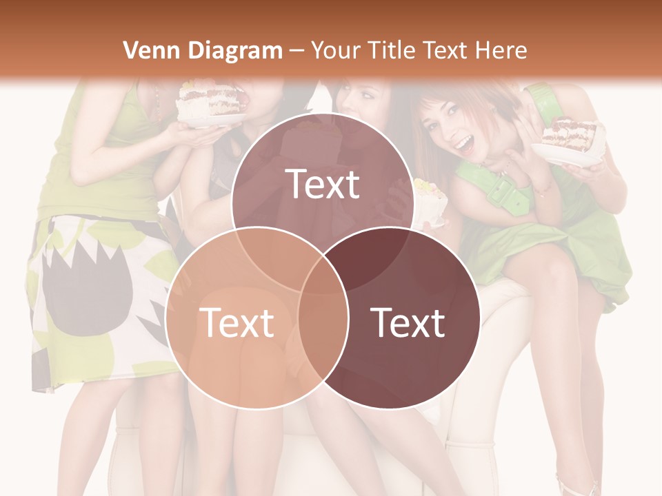 Girl Caucasian Female PowerPoint Template