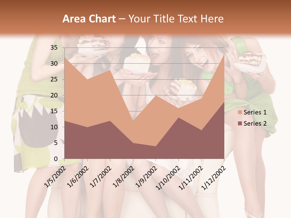 Girl Caucasian Female PowerPoint Template