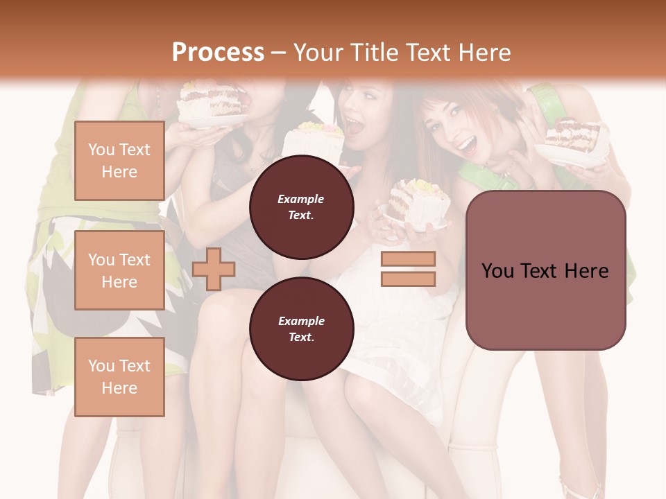 Girl Caucasian Female PowerPoint Template