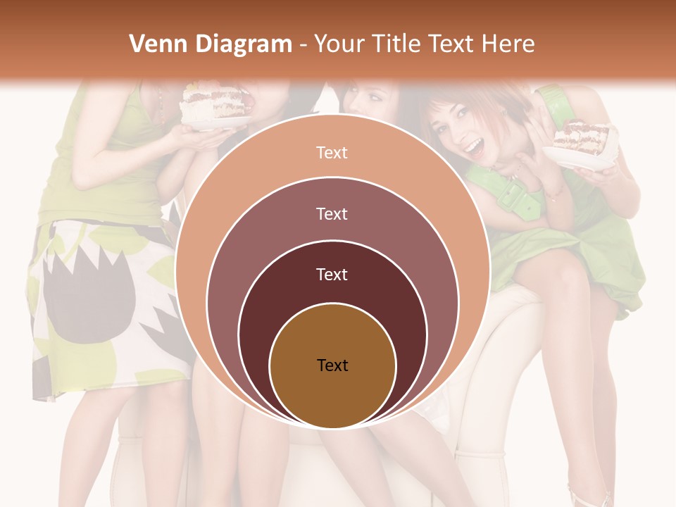 Girl Caucasian Female PowerPoint Template