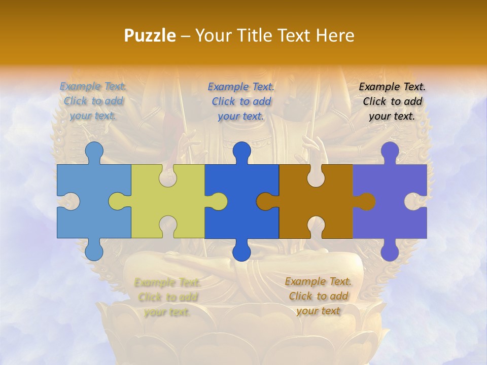 Photography Gilt China PowerPoint Template