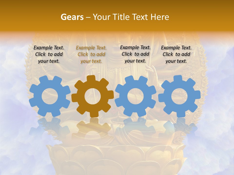 Photography Gilt China PowerPoint Template