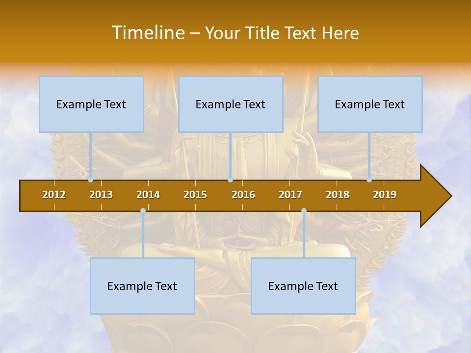 Photography Gilt China PowerPoint Template