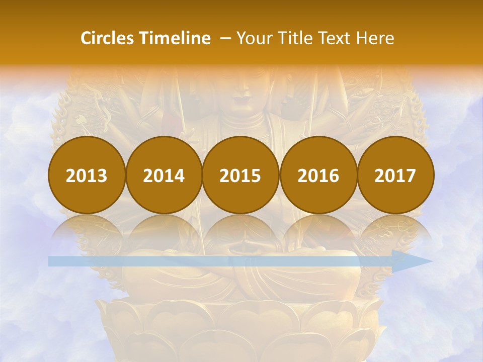 Photography Gilt China PowerPoint Template