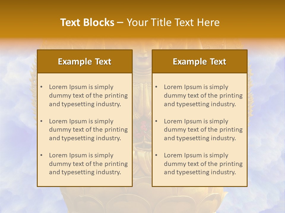Photography Gilt China PowerPoint Template