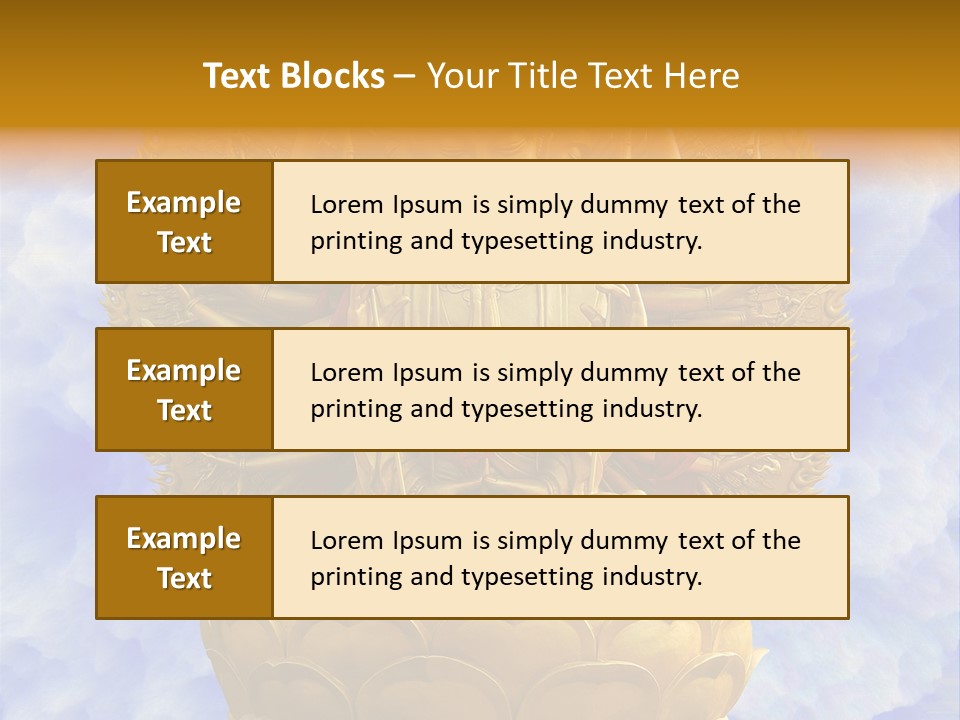 Photography Gilt China PowerPoint Template