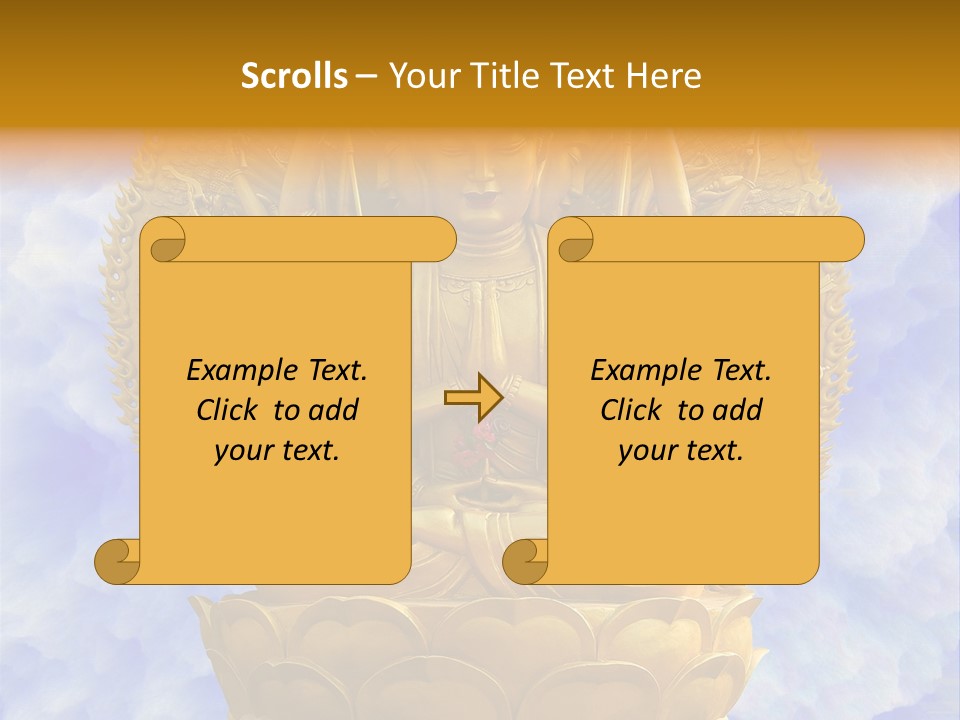 Photography Gilt China PowerPoint Template