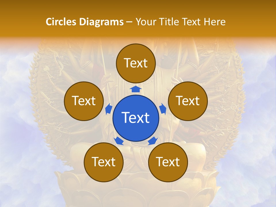 Photography Gilt China PowerPoint Template