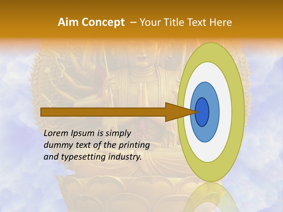 Photography Gilt China PowerPoint Template