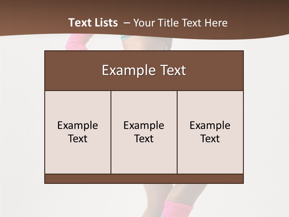 Performer Action Elegance PowerPoint Template