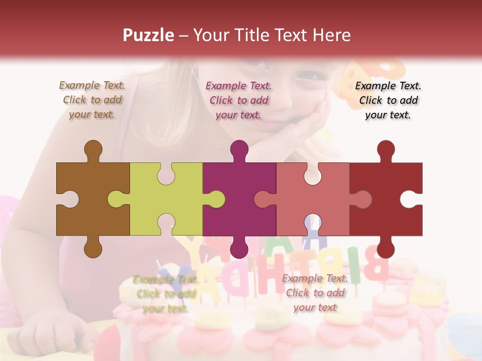 Looking Camera Birthday PowerPoint Template