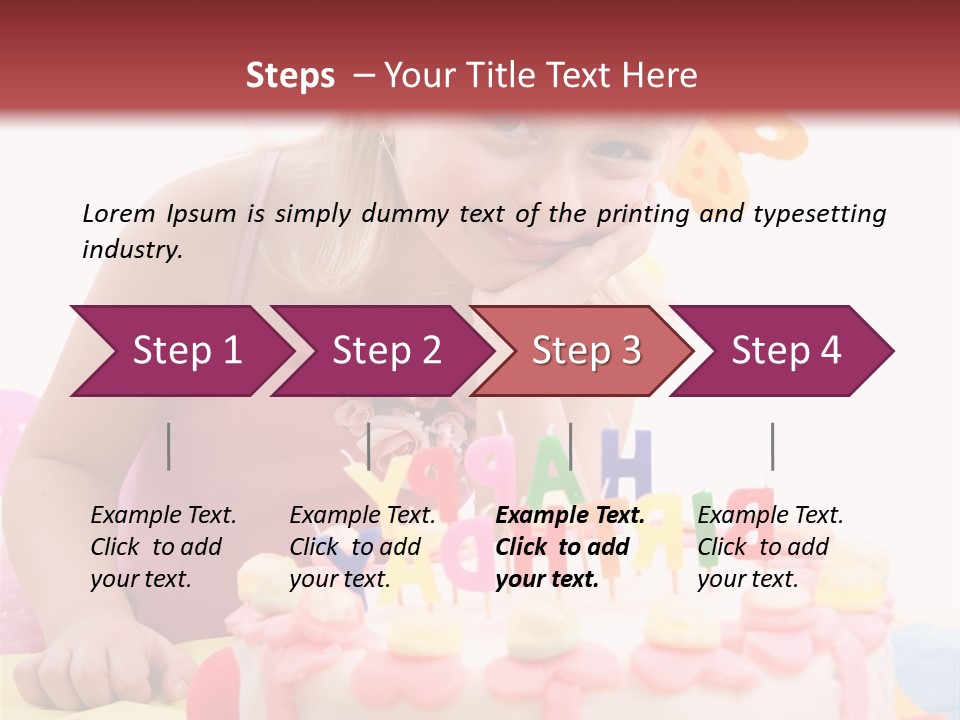 Looking Camera Birthday PowerPoint Template