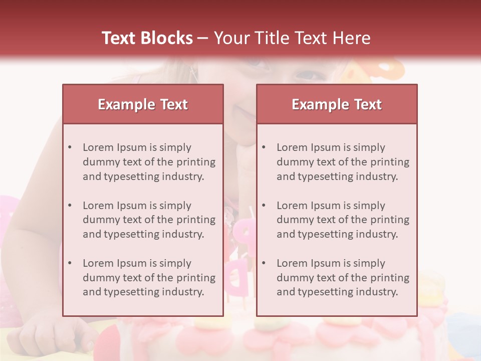 Looking Camera Birthday PowerPoint Template