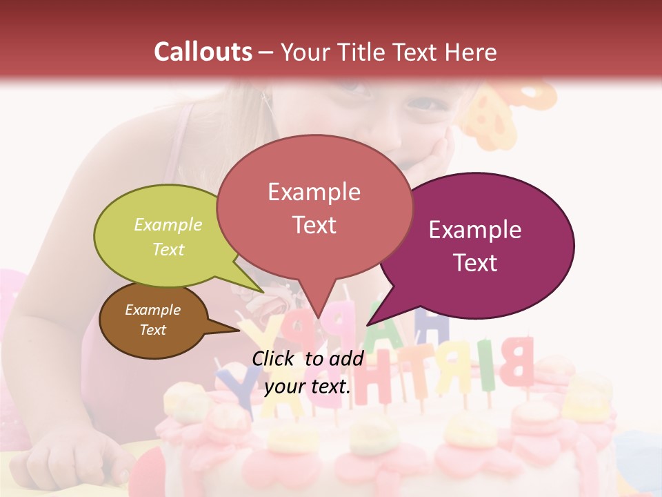 Looking Camera Birthday PowerPoint Template