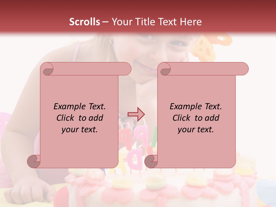 Looking Camera Birthday PowerPoint Template