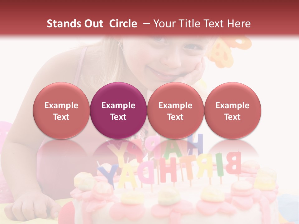 Looking Camera Birthday PowerPoint Template