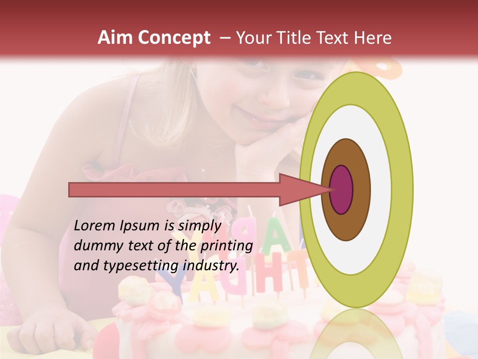 Looking Camera Birthday PowerPoint Template