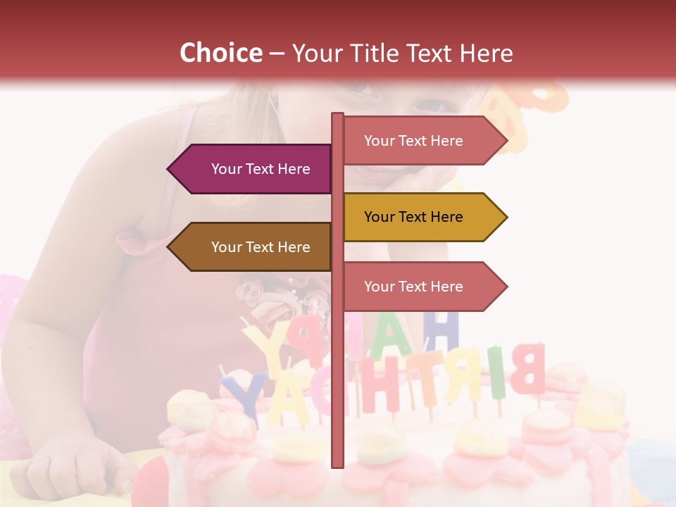 Looking Camera Birthday PowerPoint Template