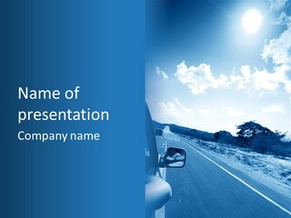 Speed Sky Futuristic PowerPoint Template