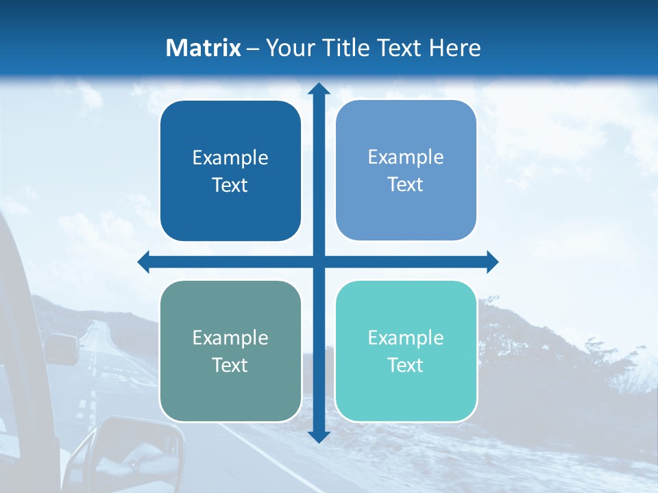 Speed Sky Futuristic PowerPoint Template