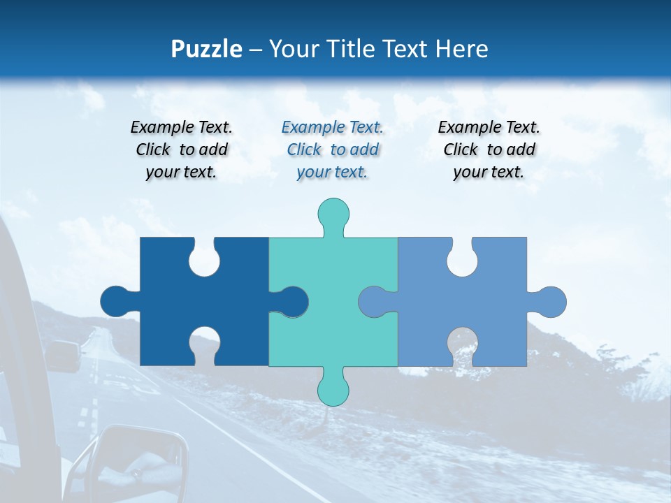 Speed Sky Futuristic PowerPoint Template