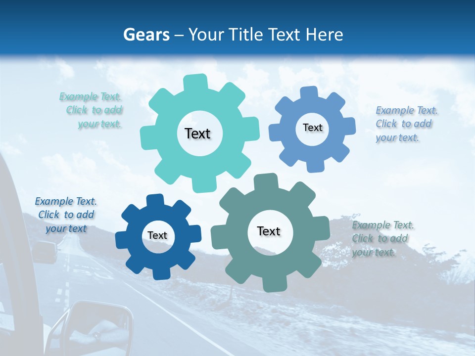 Speed Sky Futuristic PowerPoint Template