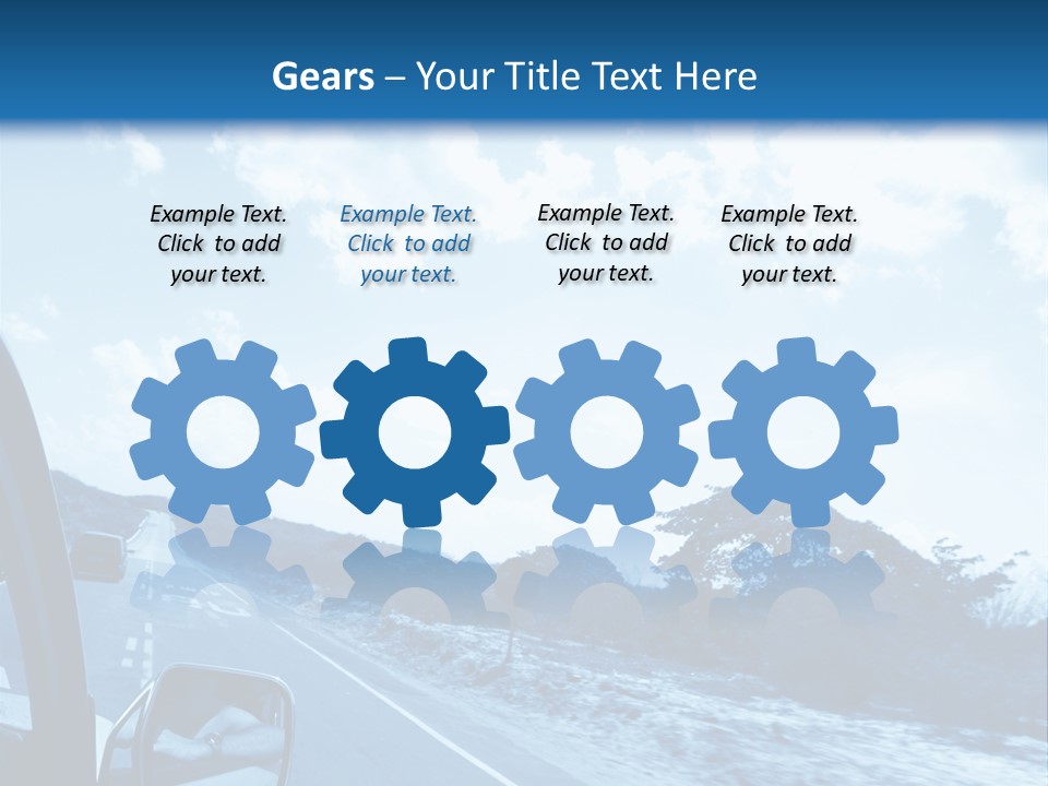 Speed Sky Futuristic PowerPoint Template