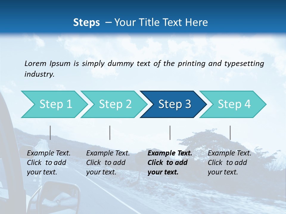 Speed Sky Futuristic PowerPoint Template