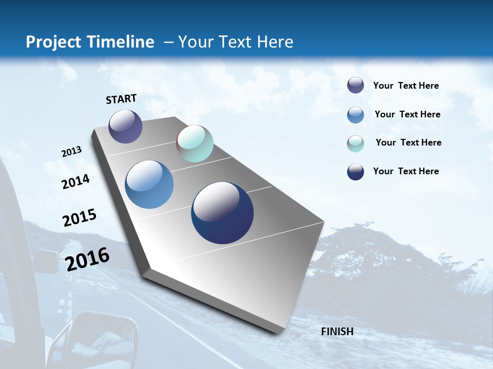 Speed Sky Futuristic PowerPoint Template
