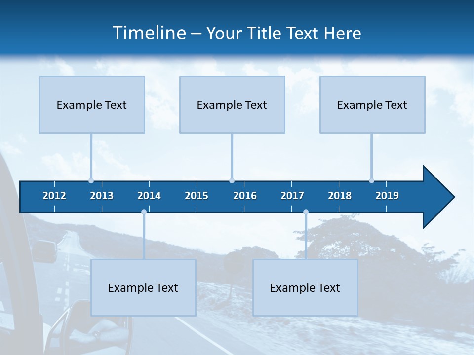 Speed Sky Futuristic PowerPoint Template