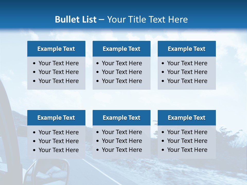 Speed Sky Futuristic PowerPoint Template