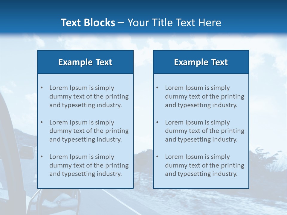 Speed Sky Futuristic PowerPoint Template