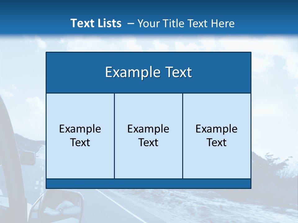 Speed Sky Futuristic PowerPoint Template