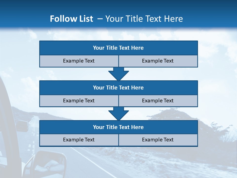Speed Sky Futuristic PowerPoint Template