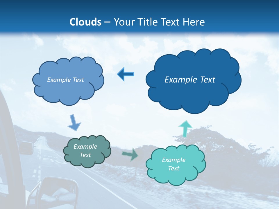 Speed Sky Futuristic PowerPoint Template