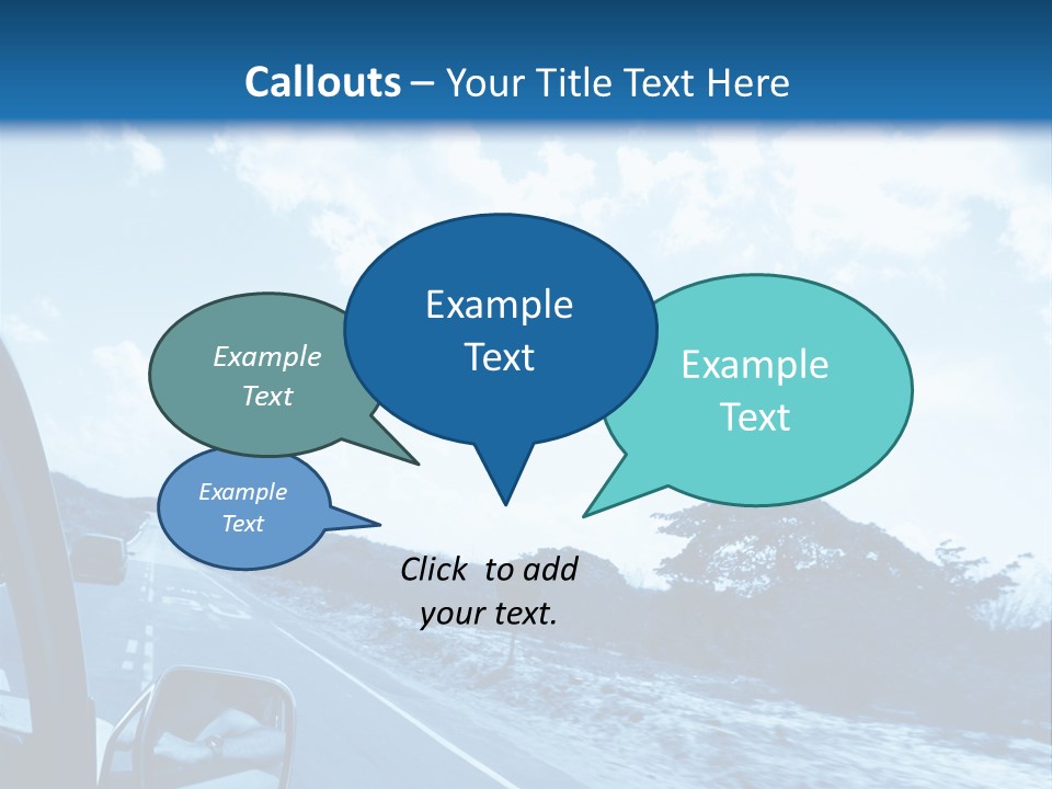 Speed Sky Futuristic PowerPoint Template