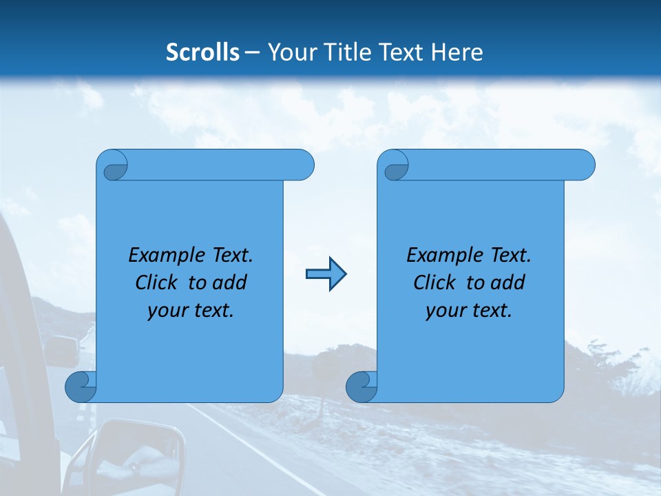 Speed Sky Futuristic PowerPoint Template
