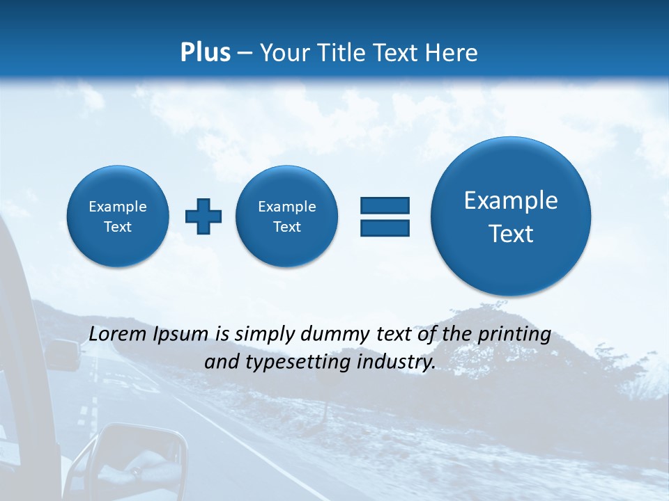 Speed Sky Futuristic PowerPoint Template