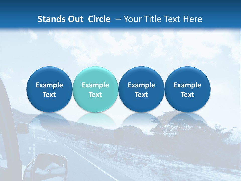 Speed Sky Futuristic PowerPoint Template