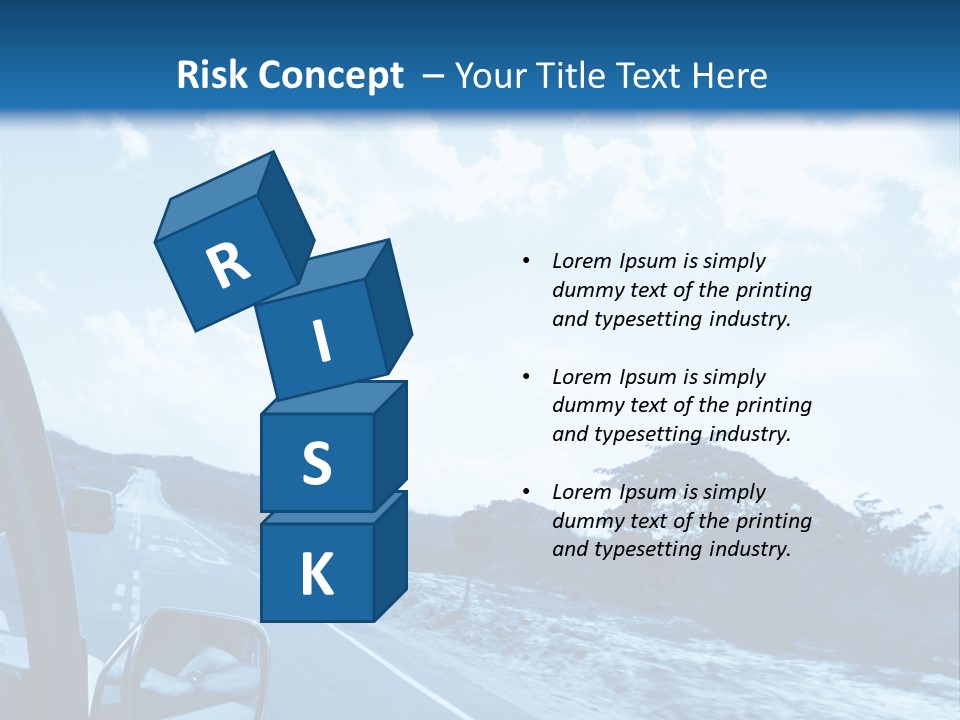 Speed Sky Futuristic PowerPoint Template