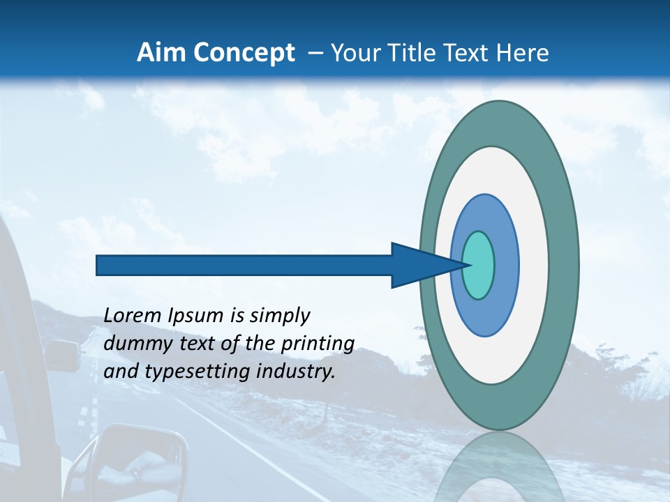 Speed Sky Futuristic PowerPoint Template