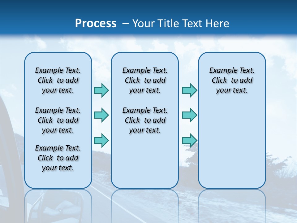 Speed Sky Futuristic PowerPoint Template