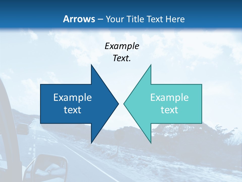 Speed Sky Futuristic PowerPoint Template